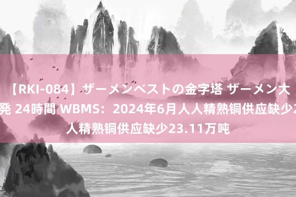 【RKI-084】ザーメンベストの金字塔 ザーメン大好き2000発 24時間 WBMS：2024年6月人人精熟铜供应缺少23.11万吨