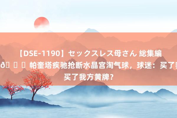 【DSE-1190】セックスレス母さん 総集編 奢睿及其?帕奎塔疾驰抢断水晶宫淘气球，球迷：买了我方黄牌？